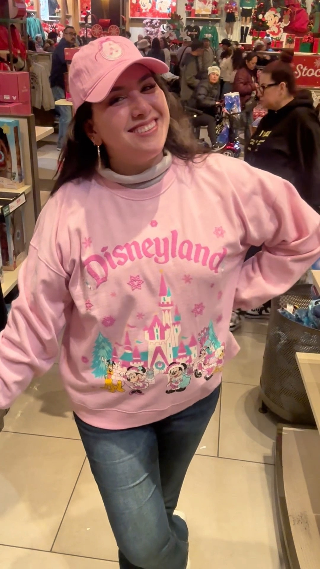 💕 A little pink, a little Christmas, and very Disney-ready 🎄🐭

🤗 This pullover + Minnie ears or pink hat combo is such a cute option for the holidays, especially if you’re heading to the parks. Who says cozy can’t be cute?! 

I get a lot of use with my MagicBand+ during my Disney park trips. It saves my phone battery and makes it easier to add my photos when I take pictures with a photographer 🥰

These make the perfect gift for yourself for this holiday season or for a friend who loves all things magical & girly! ✨

Are you more into festive pinks or classic holiday colors?

Angie’s magical style, pink ootd holiday, Disney style pink outfit, Disney pink Christmas outfit 

#LTKGiftGuide #LTKootd #LTKHoliday