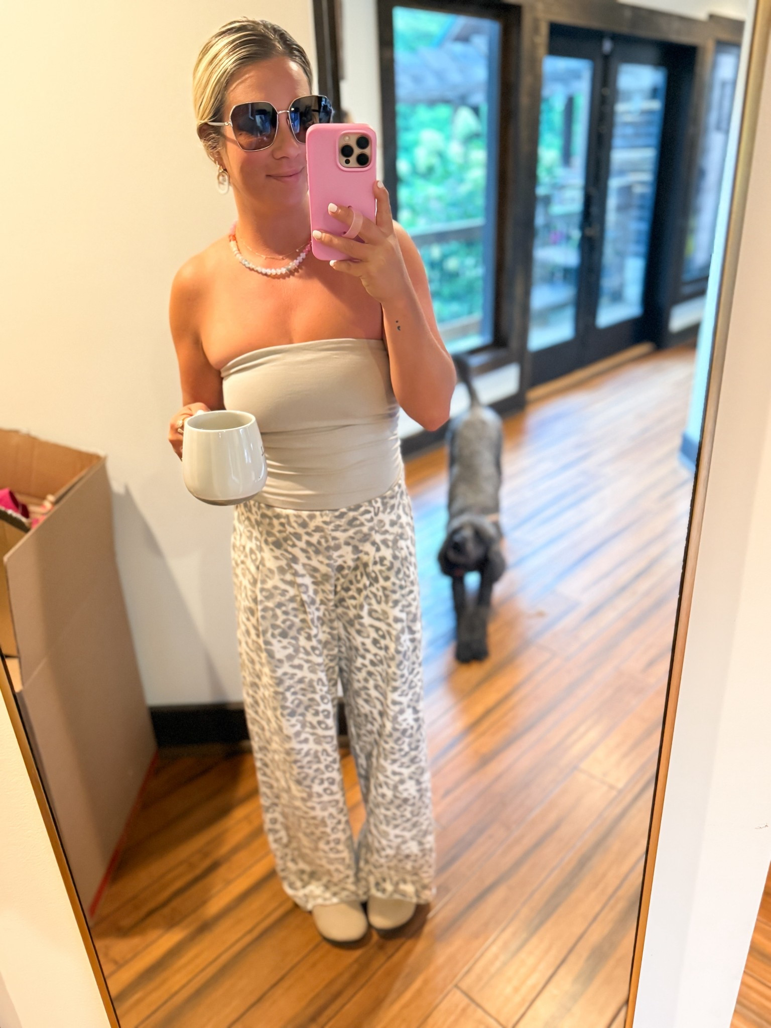 Obsessed with this muted fun look! Wearing small in tube top and xs in pants. So flowy, so soft and so so good! 

Aerie finds, cheetah sweatpants, nude tube top, nude top, Amazon sunglasses

#LTKFindsUnder50 #LTKShoeCrush #LTKPetite