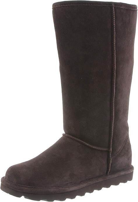 BEARPAW Women's Elle Tall Wide Multiple Colors | Women's Boot Classic Suede | Women's Slip On Boo... | Amazon (US)