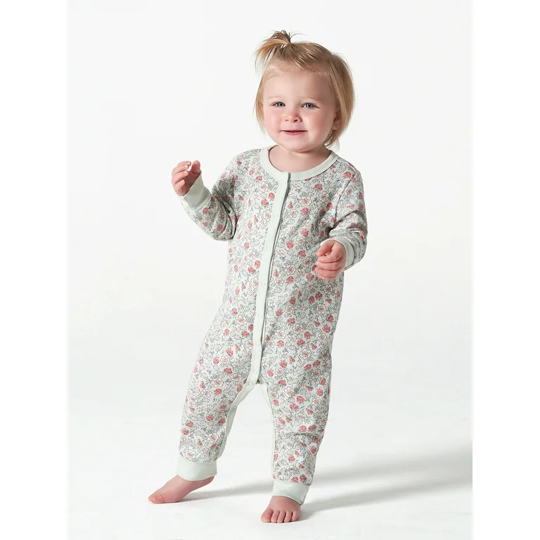 Modern Moments by Gerber Baby Boy or Girl Unisex Long Sleeve Coverall (Newborn - 12 Months) | Walmart (US)