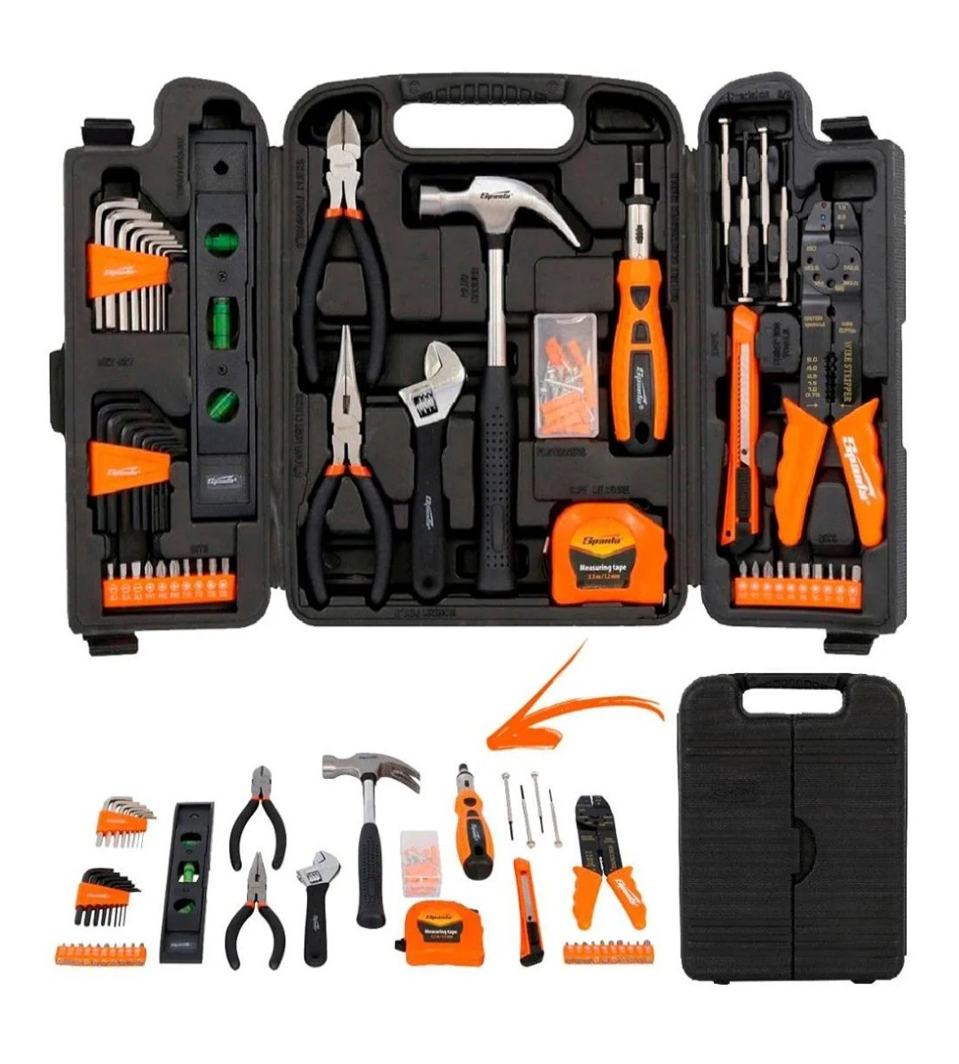 SPARTA Kit de Ferramentas 129 Peças com Maleta

#LTKbrasil