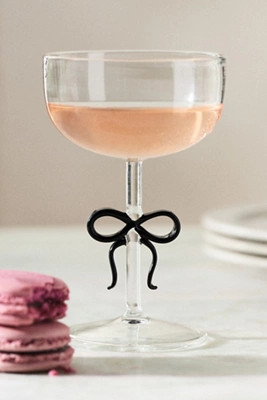 Benedita Bow Coupe Glass | Anthropologie (UK)