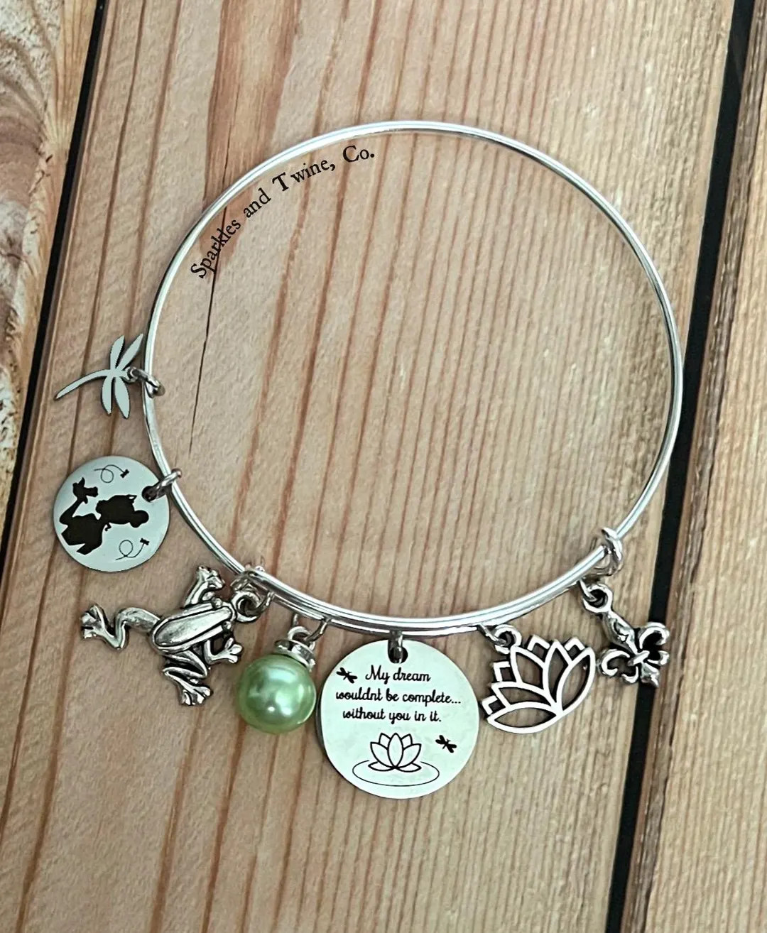 The Princess and the Frog Bracelet - Etsy | Etsy (US)