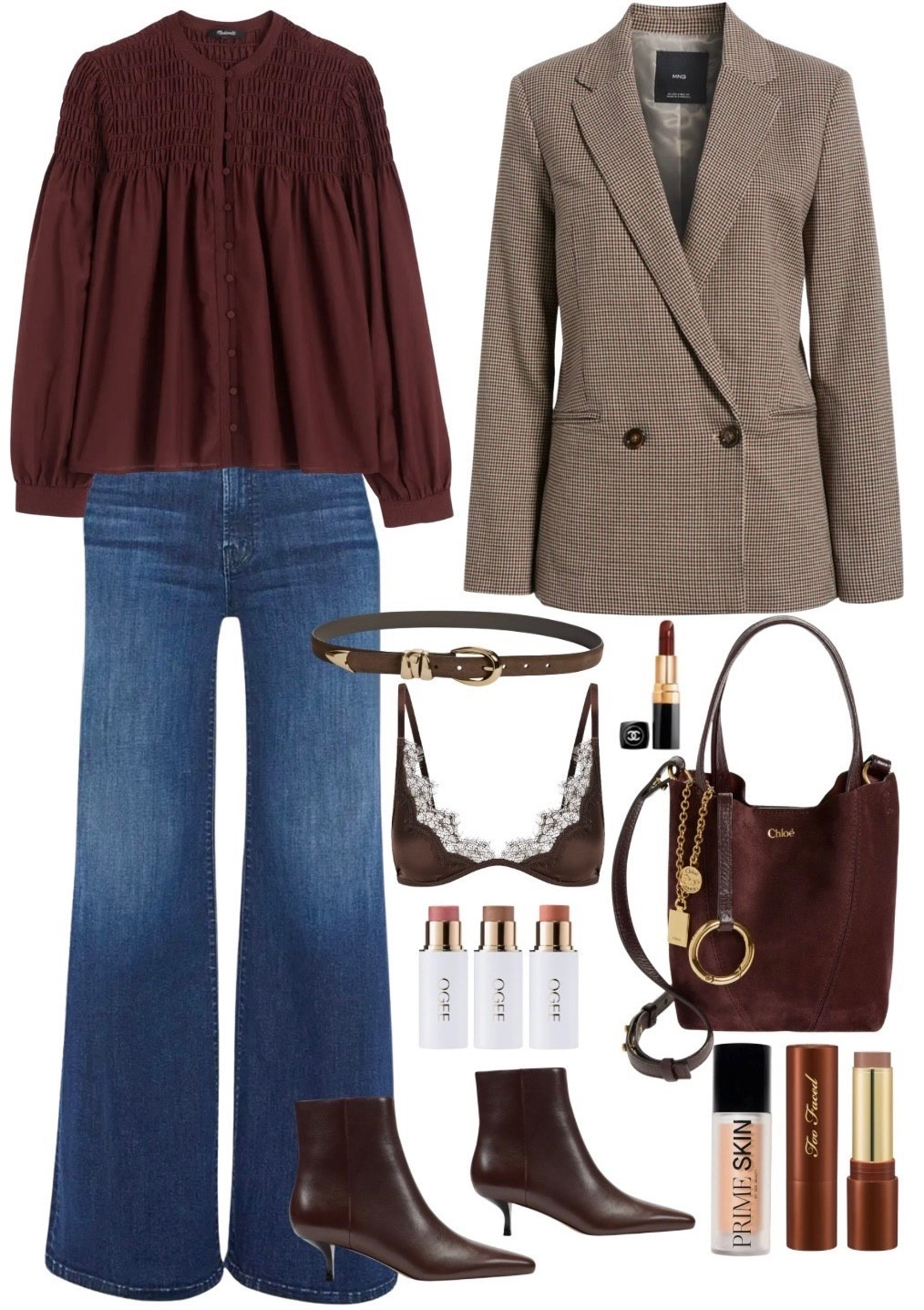Fall outfit
Fall
Blazer
Chloe bag
Suede bag
