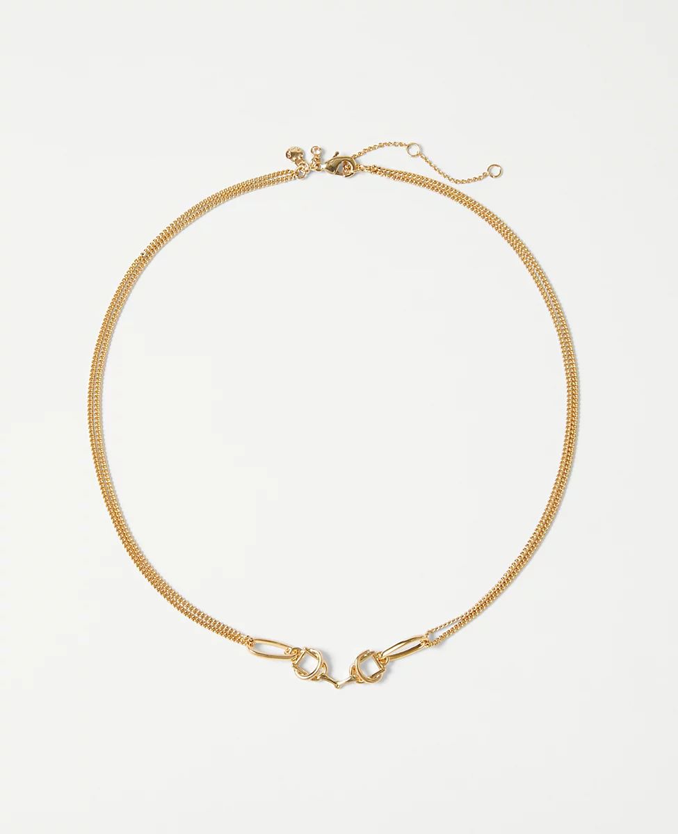 Horsebit Necklace | Ann Taylor (US)