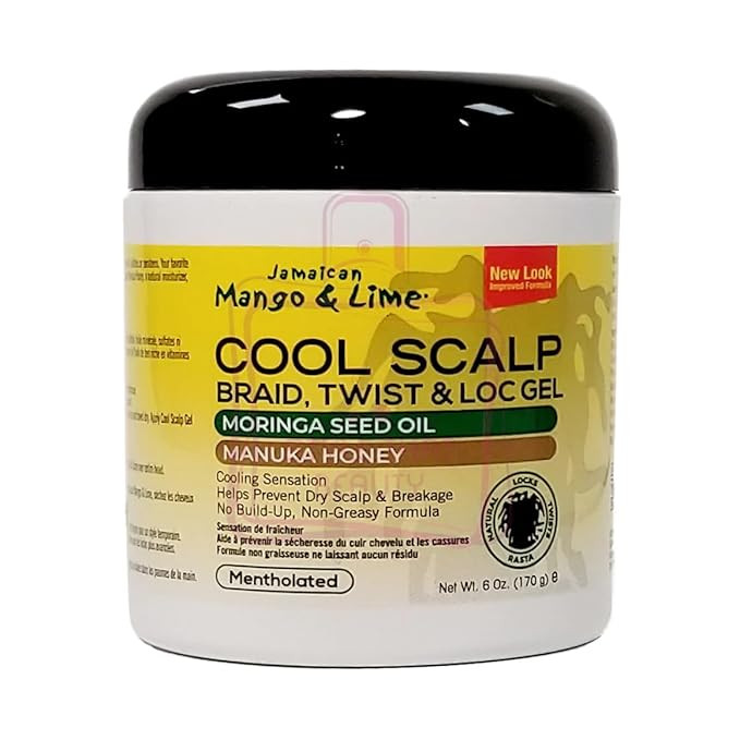 Jamaican Mango & Lime] NO MORE ITCH COOL SCALP BRAID, TWIST & LOCK GEL 16OZ | Amazon (US)