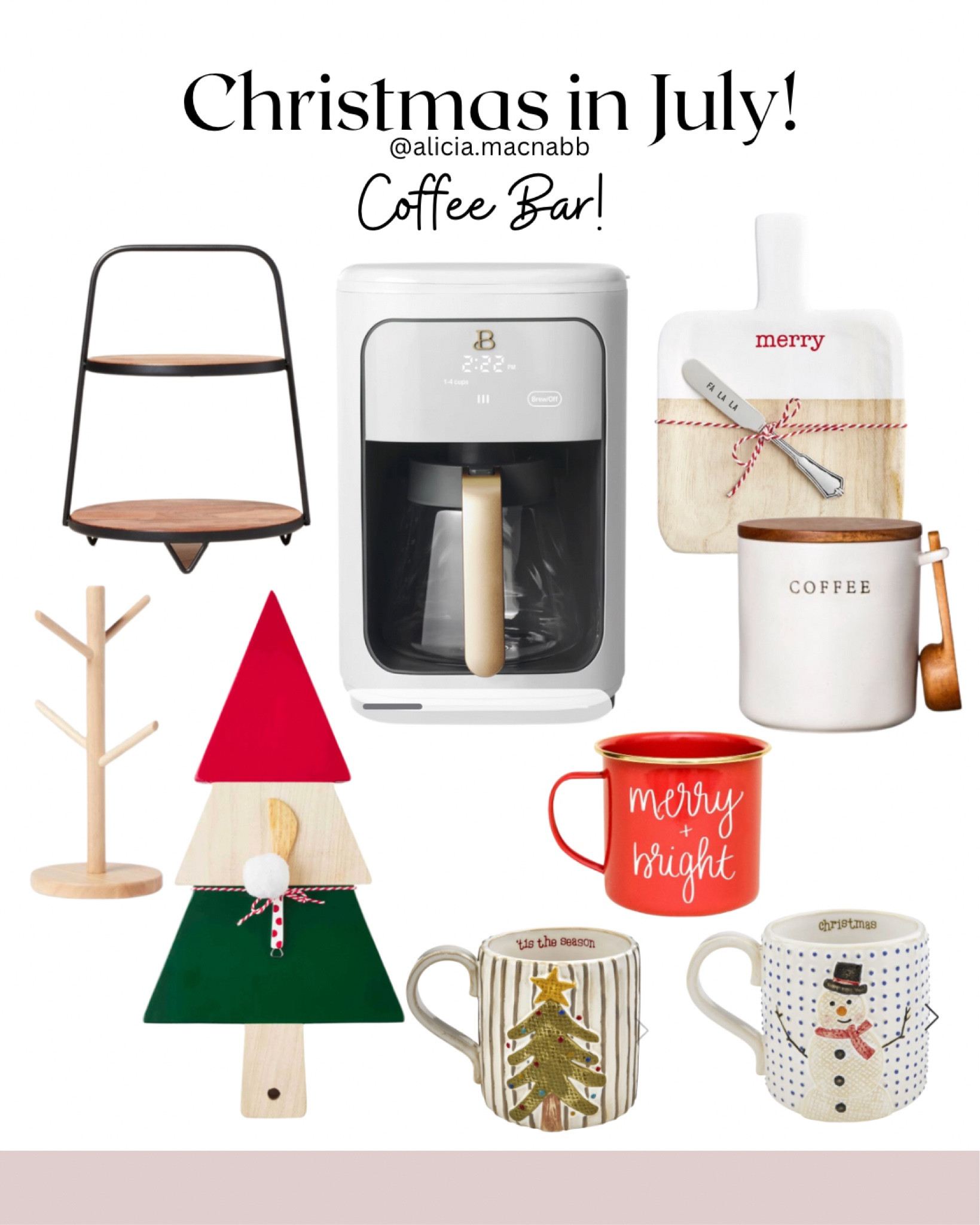 Christmas in July! 🎄🎅🏻

Coffee bar ideas! All items currently IN STOCK! 🌟 

#LTKunder100 #LTKSeasonal #LTKhome