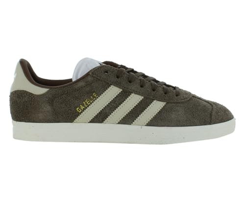 adidas Gazelle Womens Shoes Size 9, Color: Brown/Beige/White-Brown | Amazon (US)
