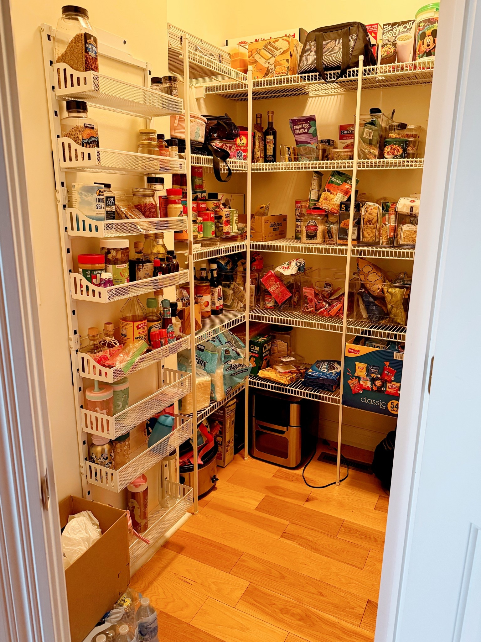 Still have a lot to organize in this pantry, but loving this new rack we added for the kids cups & extra spices/sauces!

#LTKHome #LTKFindsUnder100 #LTKFamily