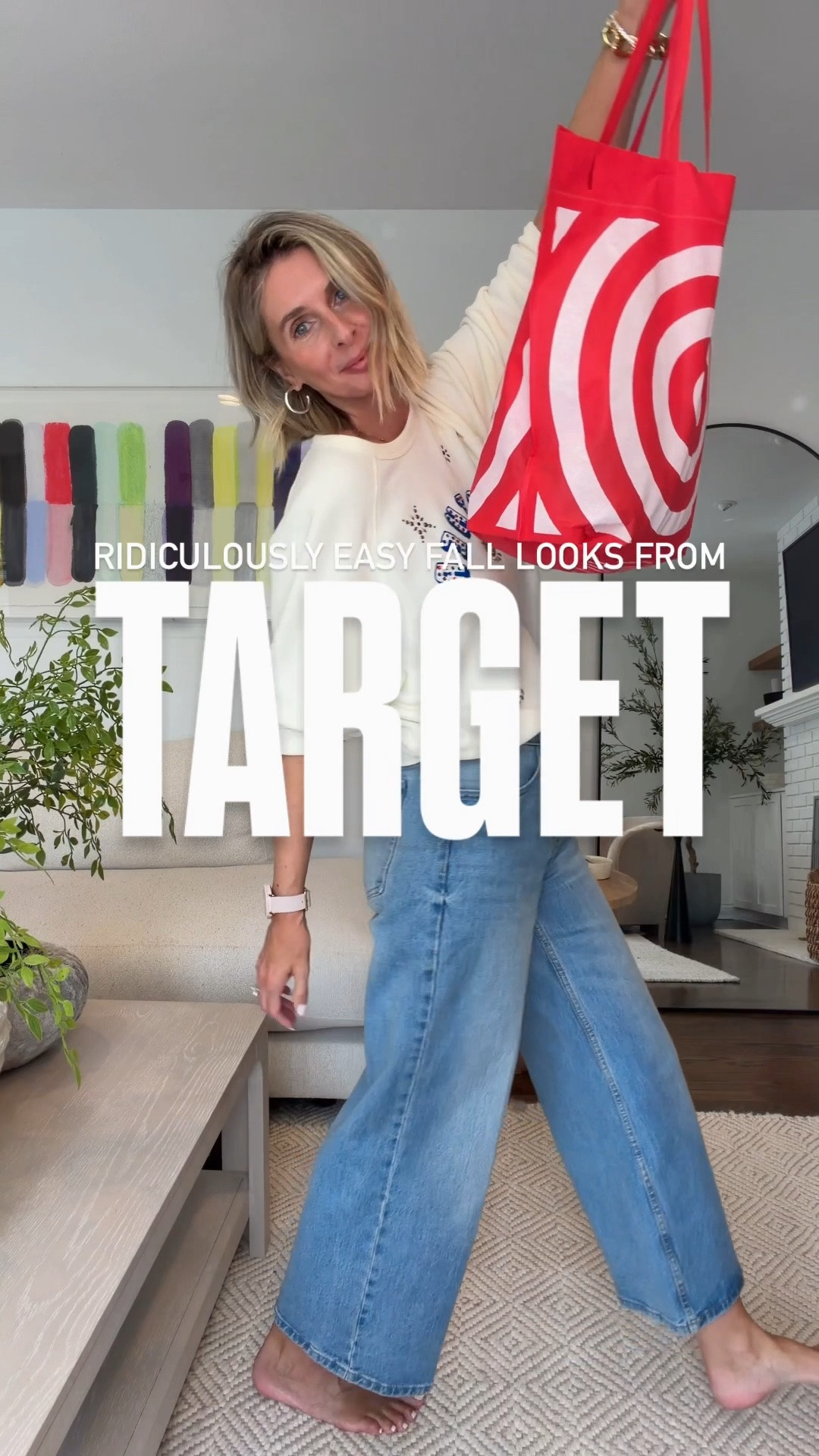 easy, effortless fall looks from @Target - part one!

STRIPED TEE - small (generous sizing)
BURGUNDY JEANS - 4 
UTILITY JACKET - small (v generous sizing)
STRIPED TEE - medium - i cropped mine✂️ 
DENIM SHIRT - medium
BARREL JEANS - 6
OATMEAL SWEATER - medium
WHITE CROPPED TEE - medium
GREY + GREEN STRIPED CARDI - medium
GREY SWEATS - medium

WHITE MOTHER SWEATER - medium
BLUE JEANS - size 6

easy fall outfits. affordable fall fashion. fall style 2026. target style. fall outfits. fall jacket. over 40s style. sweater weather. jeans. viral jeans

#LTKgrwm #LTKootd #LTKOver40