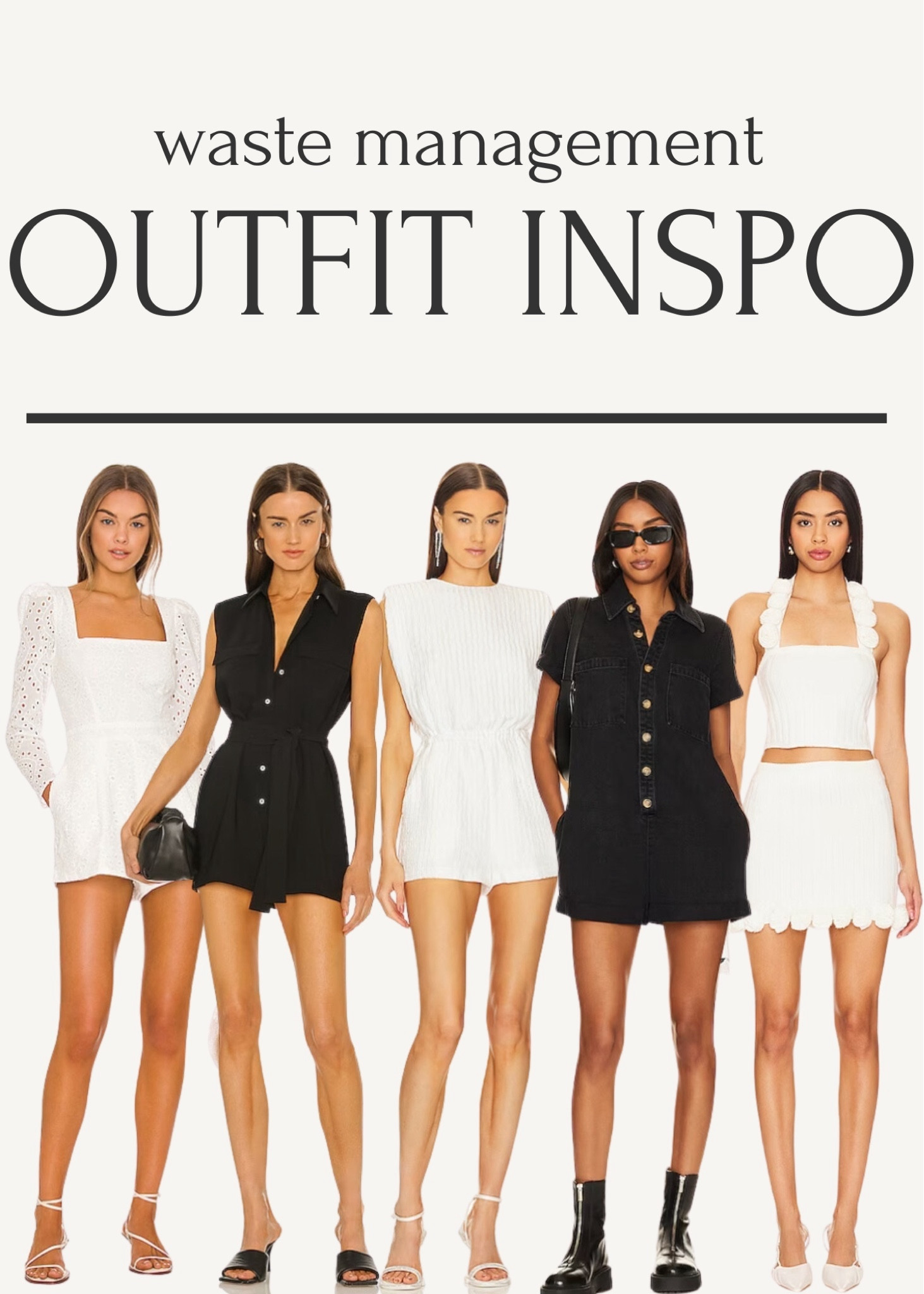 waste management outfit inspo!! #putfitinspo #wastemanagement #phxopen #openoutfits #rompers #jumpsuits #casualwear 

#LTKU #LTKstyletip #LTKSeasonal