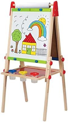 Award Winning Hape All-in-One Wooden Kid's Art Easel with Paper Roll and Accessories | Amazon (US)