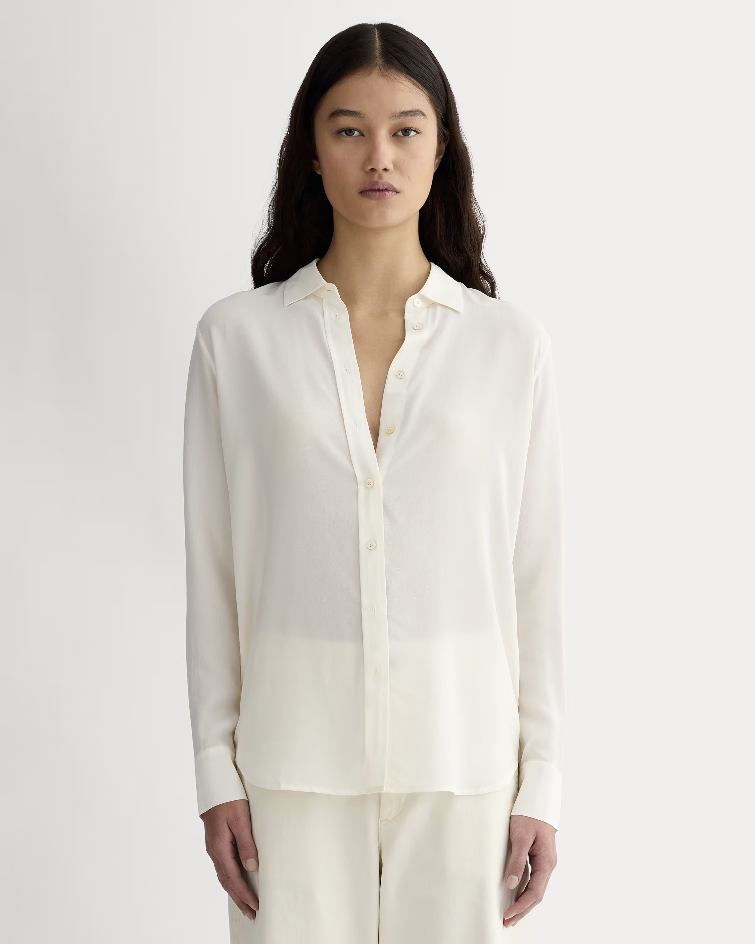 The Must-Have Shirt in Washable Silk | Everlane