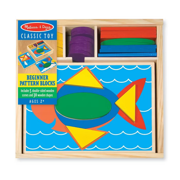 Melissa & Doug Beginner Pattern Blocks | Target