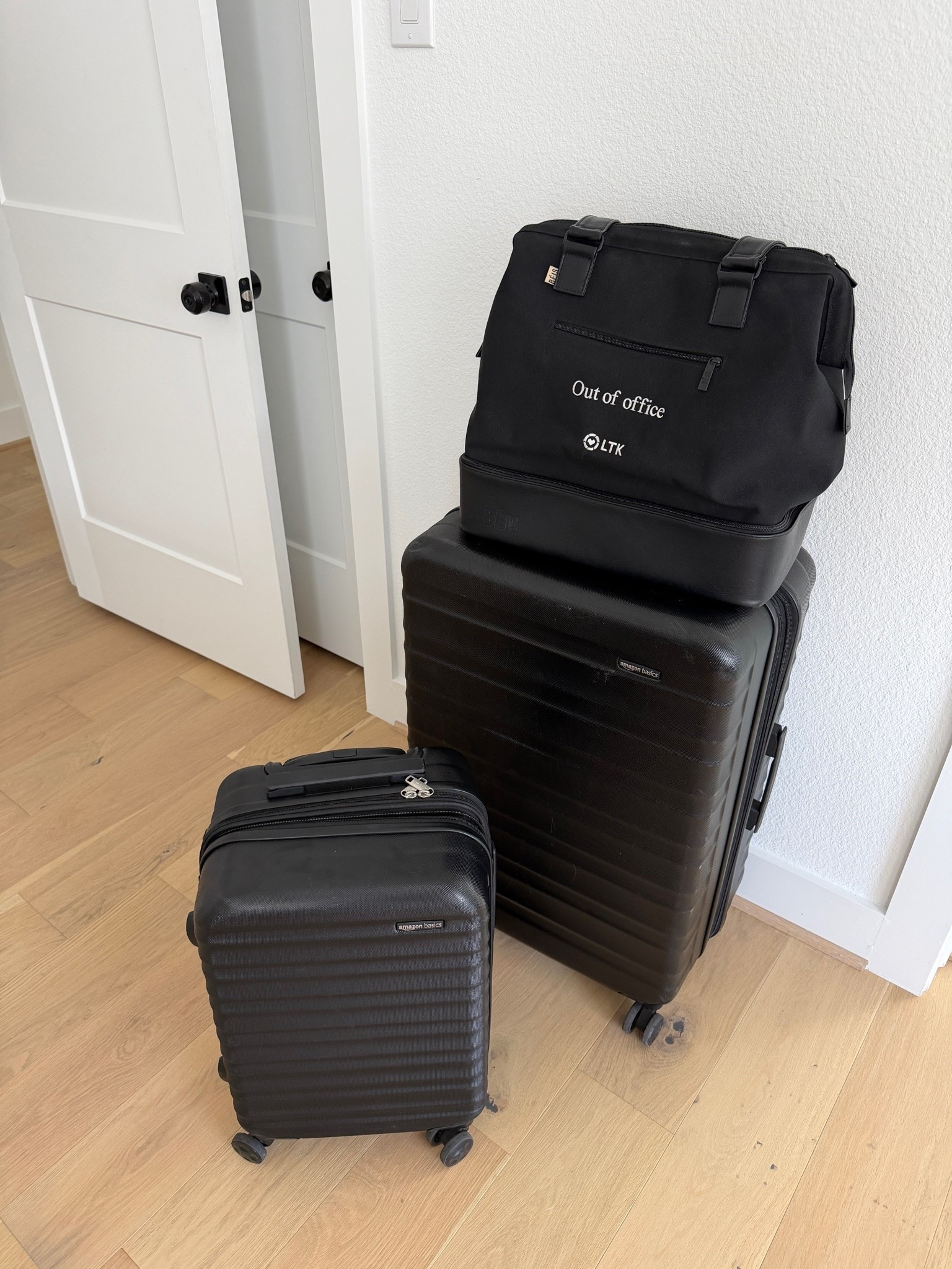 Luggage line up
Affordable luggage 
Carry on bag 
Checked luggage 
Hard shell luggage

#LTKTravel