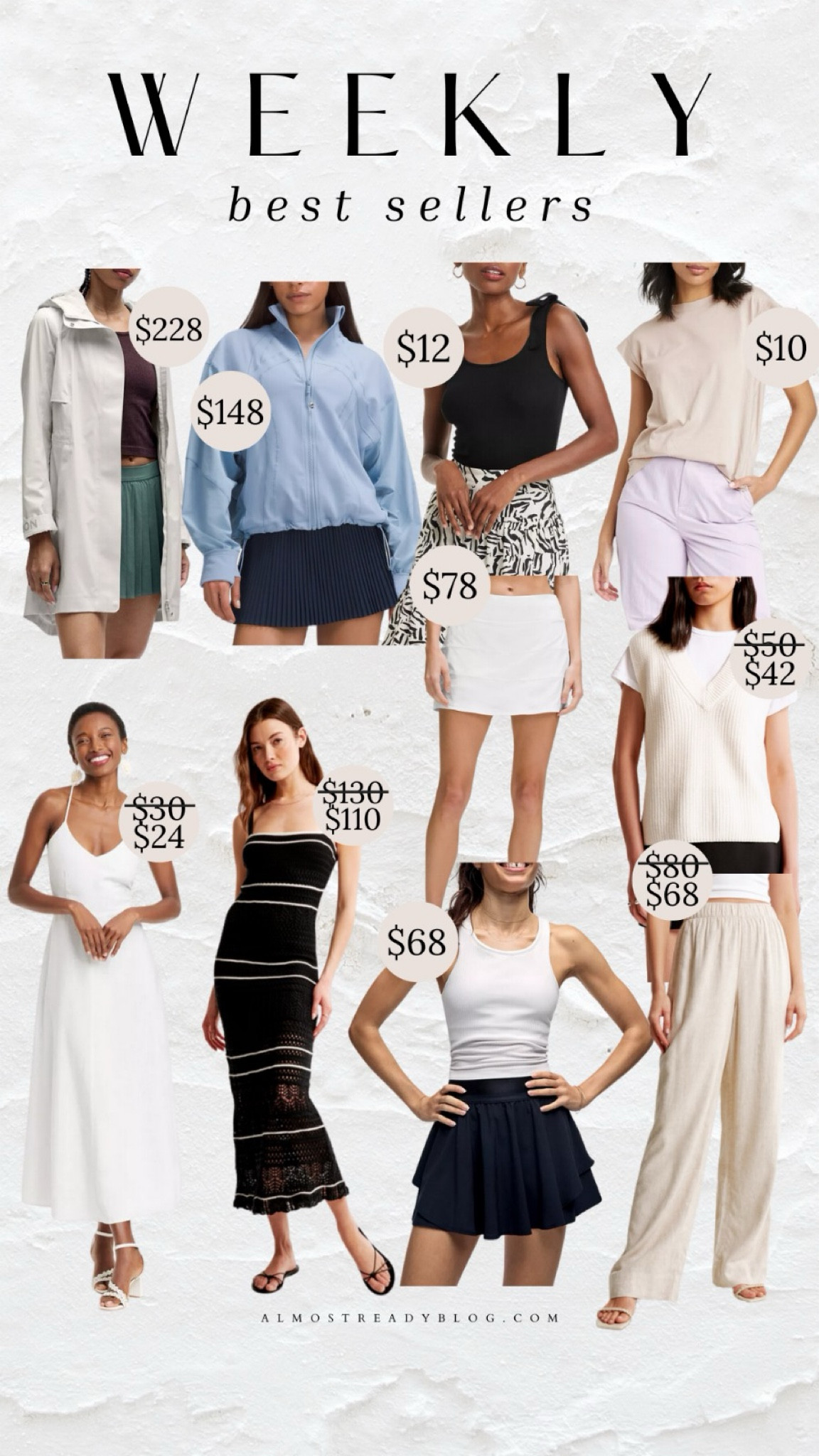 Weekly best sellers, lululemon, target finds, athleisure, white dress, 

#LTKFindsUnder50 #LTKFindsUnder100