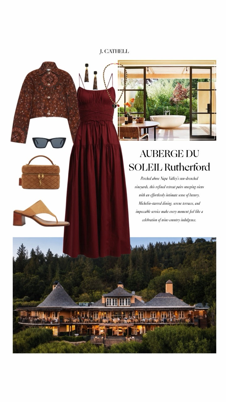 🍷 Napa Valley in the fall just might be wine country at its best.

In my Napa Valley Fall Style Guide, I’m sharing where to stay, what to wear, and the outfits I’d plan for every moment of the trip—from vineyard tastings and alfresco lunches to golden-hour cocktails, elevated dinners, and one last farewell brunch.

Think rich autumn tones, beautiful layers, suede and woven accessories, polished denim, and effortless pieces that feel perfectly at home among the vines. Tap to shop the looks and plan your own chic fall escape to Napa. 🍂✨

#LTKStyle #NapaValley #NapaStyle #WineCountryStyle #FallOutfits #FallTravel #WineCountry #TravelStyle #AutumnStyle #OutfitInspiration

#LTKTravel #LTKSeasonal #LTKOver40 #LTKTravel