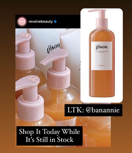 shop some of my favorite hair products! the Gisou shampoo and conditioner! Both are honey infused products! #TheBanannieDiaries 

#LTKfindsunder50 #LTKbeauty #LTKGiftGuide