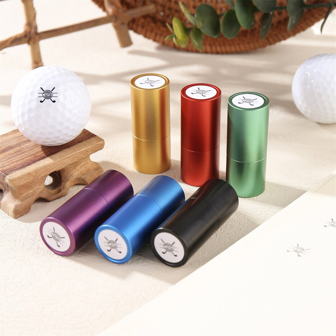 Personalized Custom Name Golf Ball Stamp, Golf Ball Marker, Color Ink Ball Stamp Accessories, Gol... | Etsy (US)