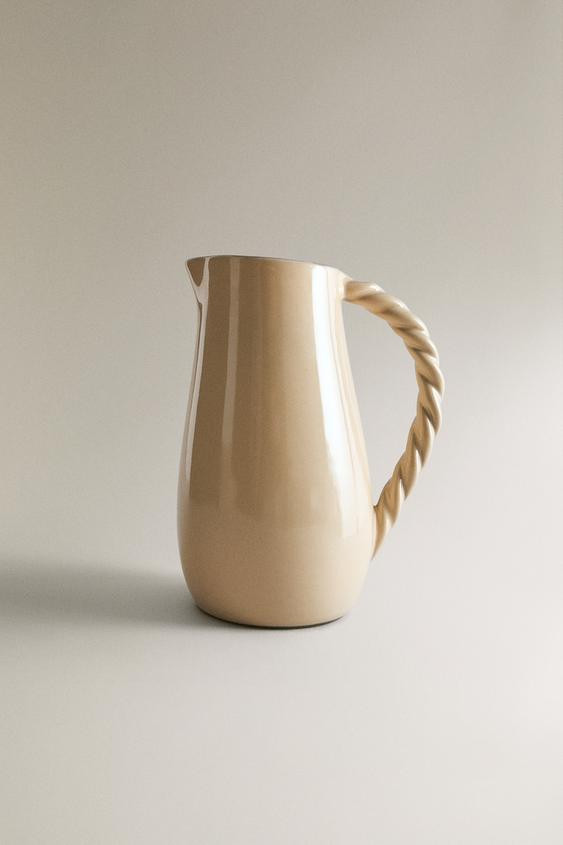 WOVEN TERRACOTTA PITCHER | Zara US