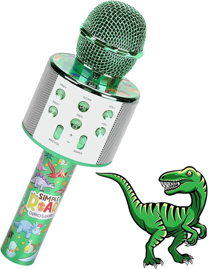 Niskite Toddler Boy Toys Microphone: Kids Microphone with Dinosaur - Popular 2023 Kids Toys for 2... | Amazon (US)