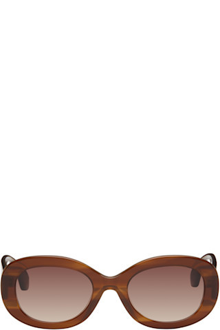 Brown Vivienne Sunglasses | SSENSE