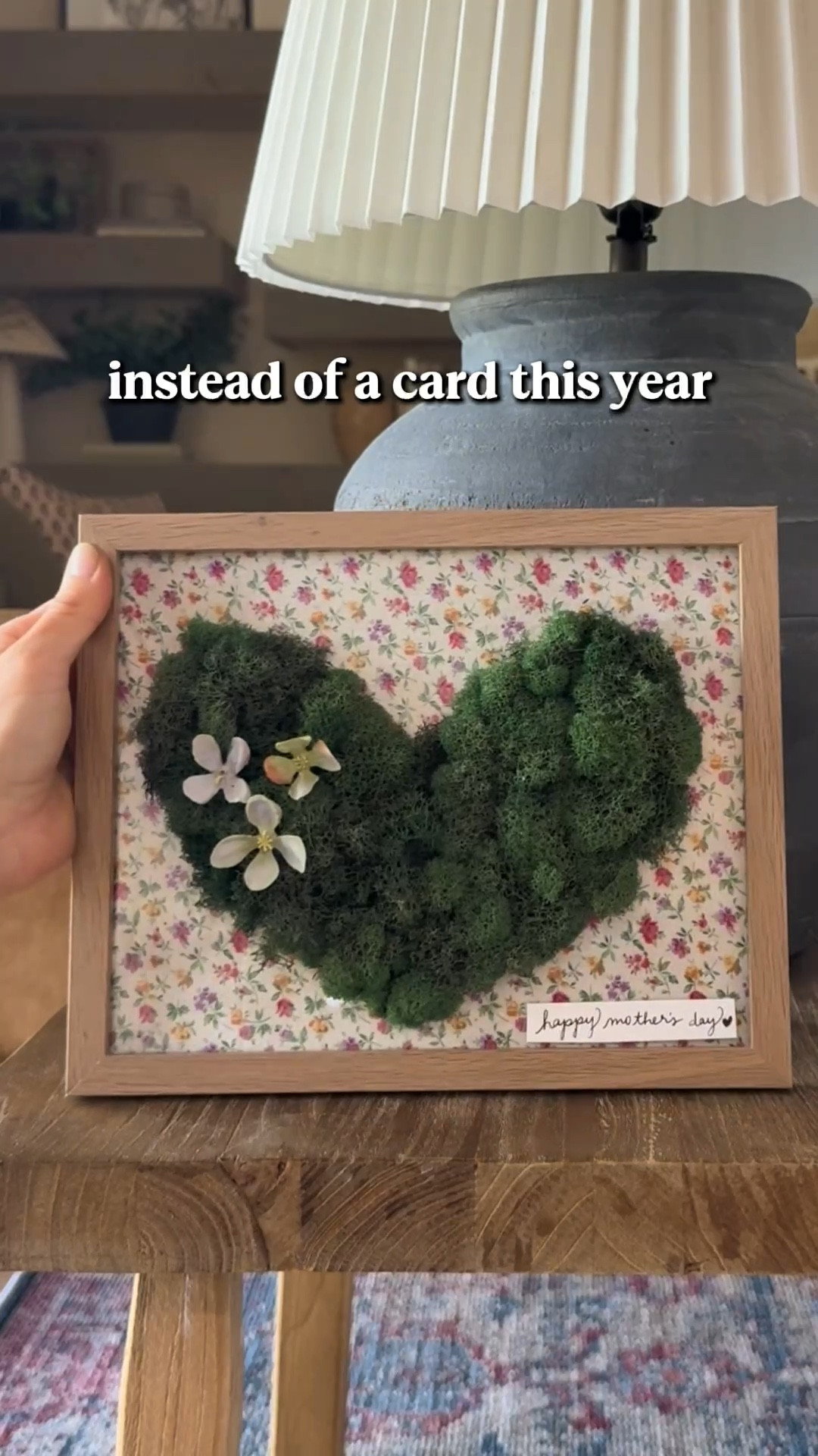 Frame some moss in the shape of a heart this year! 😍♥️🫶🏼

#LTKMothersDay #LTKmomlife #LTKHome