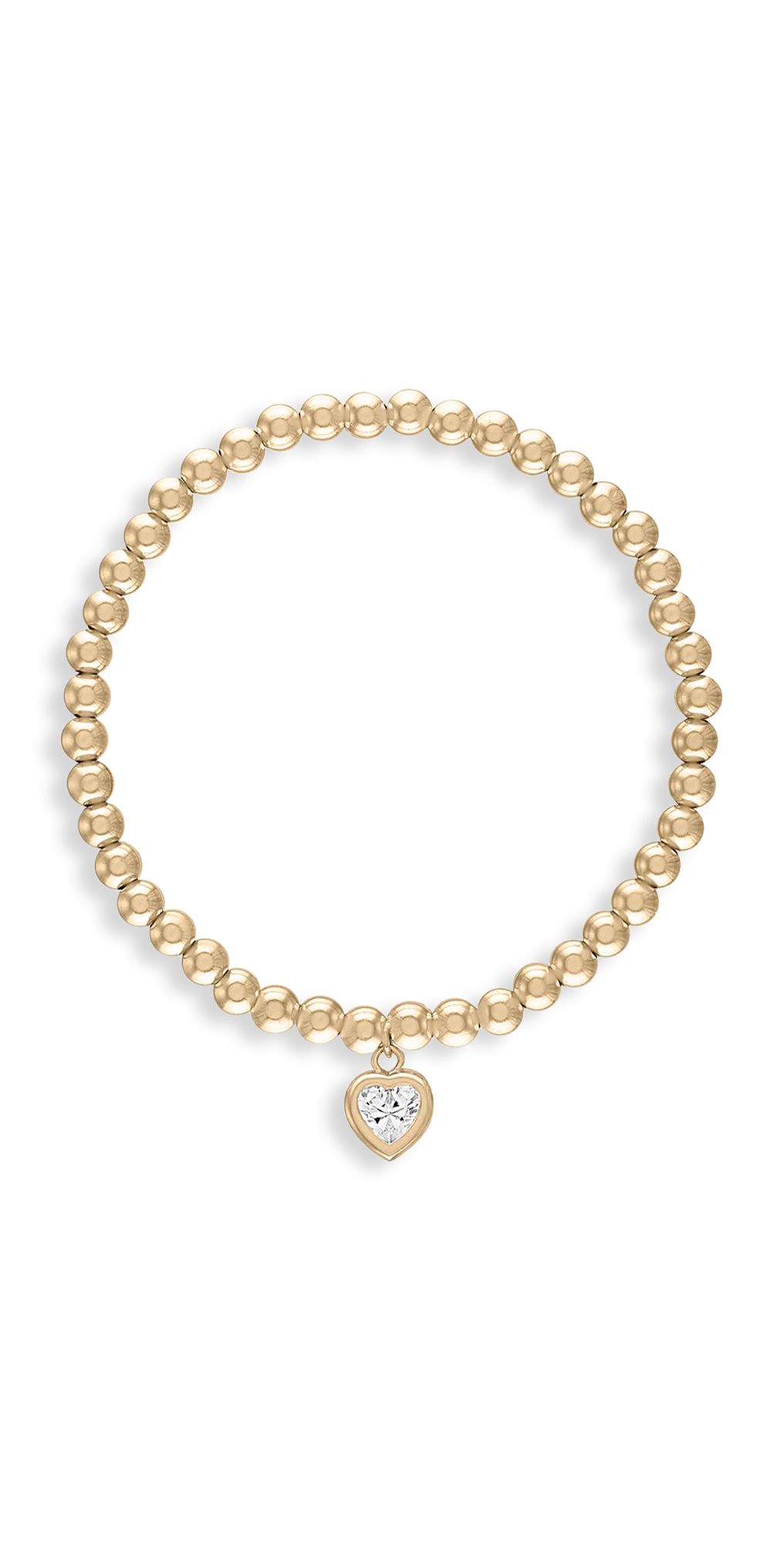 Alexa Leigh 4mm All My Heart Gold Bracelet | Shopbop