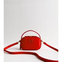 Red Double Pocket Camera Crossbody Bag Vegan New Look | New Look (UK)