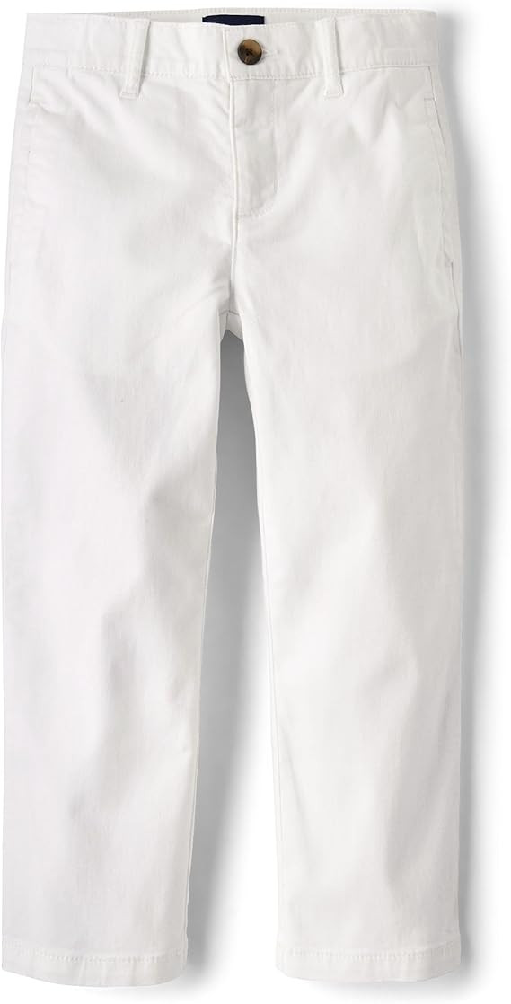 The Children's Place Boys' Wide Leg Chino Pants | Amazon (US)