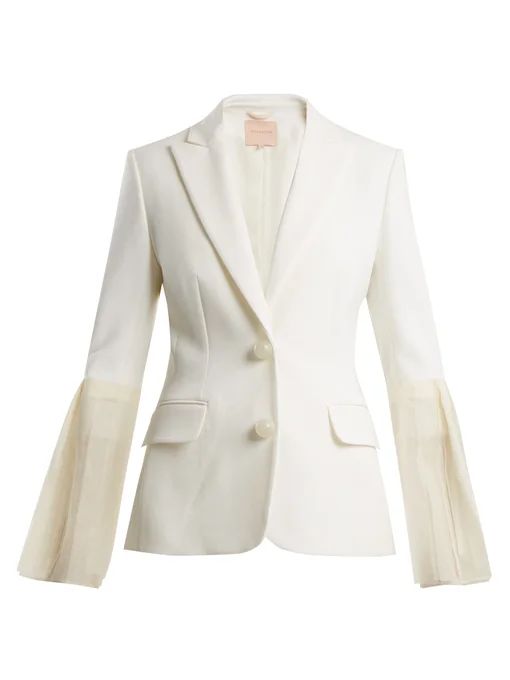 Alden silk-blend crepe blazer | Roksanda | Matches (UK)