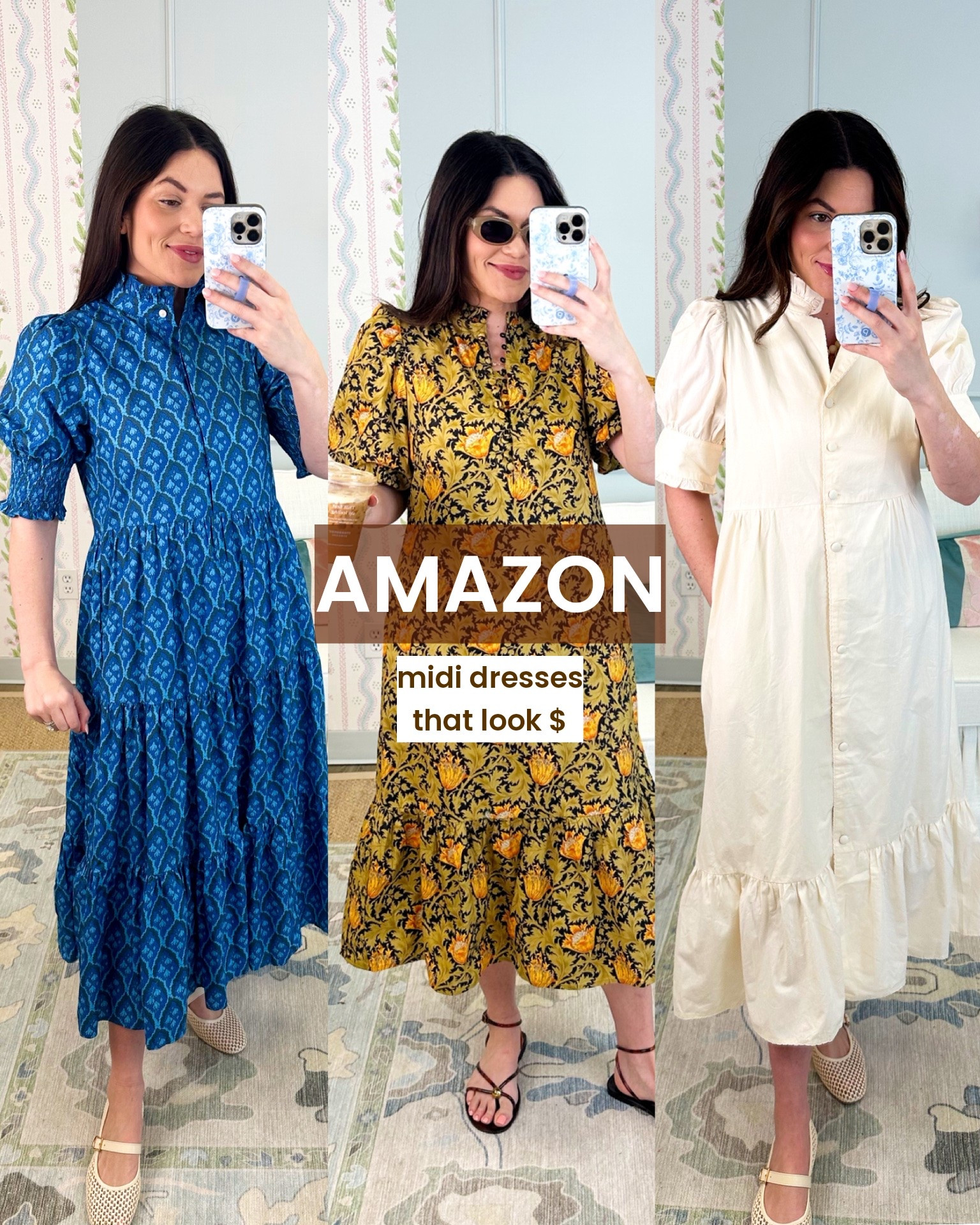 These Amazon midi dresses scream tuckernuck but on an amazon budget! Cotton and high quality. These affordable midi dresses are great for workwear, teacher looks, and everyday life. These are also great to dress up with a wedge and also dress down with a sneaker or flat. Perfect for fall transition styling too.

#LTKootd #LTKWorkwear #LTKSeasonal