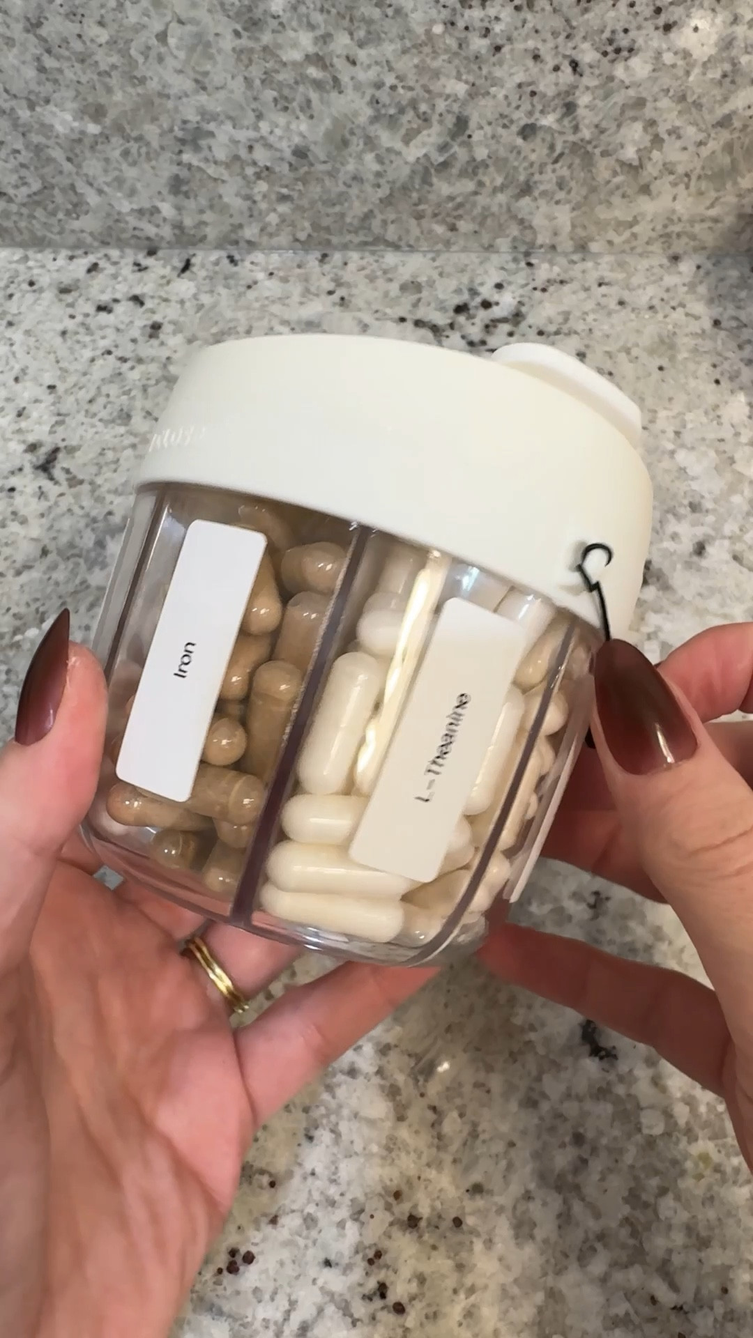 I was absolutely tired of getting out every single supplement bottle multiple times a day. I just decanted everything into this little dispenser and keep it on my vanity. And it’s the perfect travel accessory too!


Travel accessories 
Travel essentials 


#LTKTravel