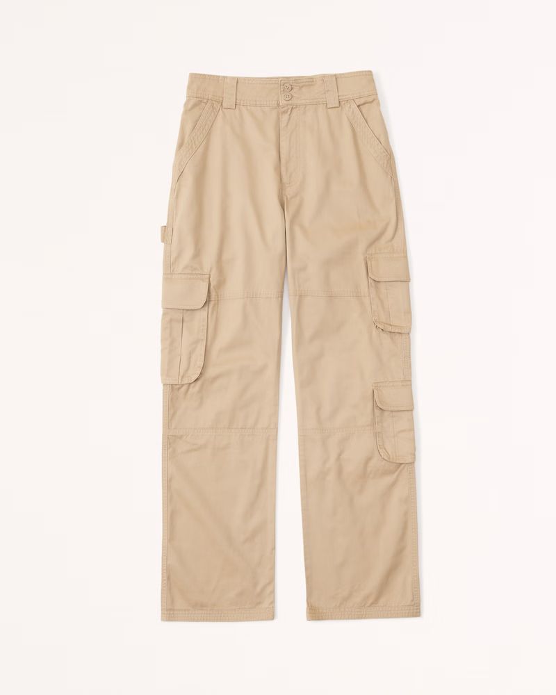 Relaxed Cargo Pant | Tan Cargo Pants | Spring Pants Outfits | Spring Fashion | Abercrombie & Fitch (US)