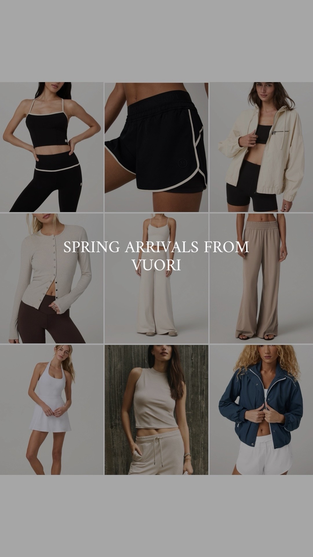Spring arrivals from @Vuori US 