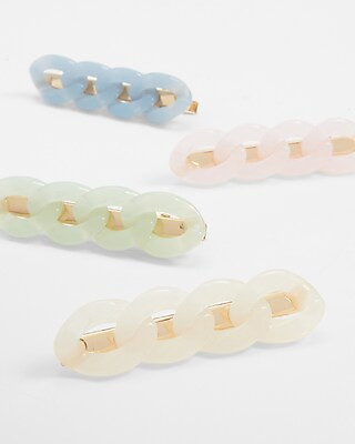 Set Of 4 Resin Hair Clips | Express