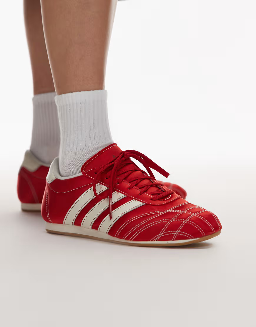 adidas Originals Taekwondo lace sneakers in red | ASOS (Global)