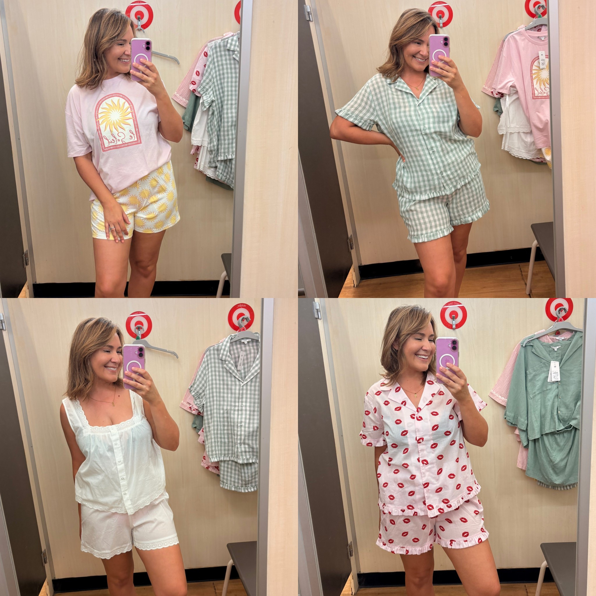 Looking for Pjs that actually help you breath at night and NOT overheat or sweat … looking at you polyester 👀 If so, I’ve found 4 cute matching sets at Target for you to shop! Wearing M in all 

#LTKaustralia #LTKmodest #LTKmidsize