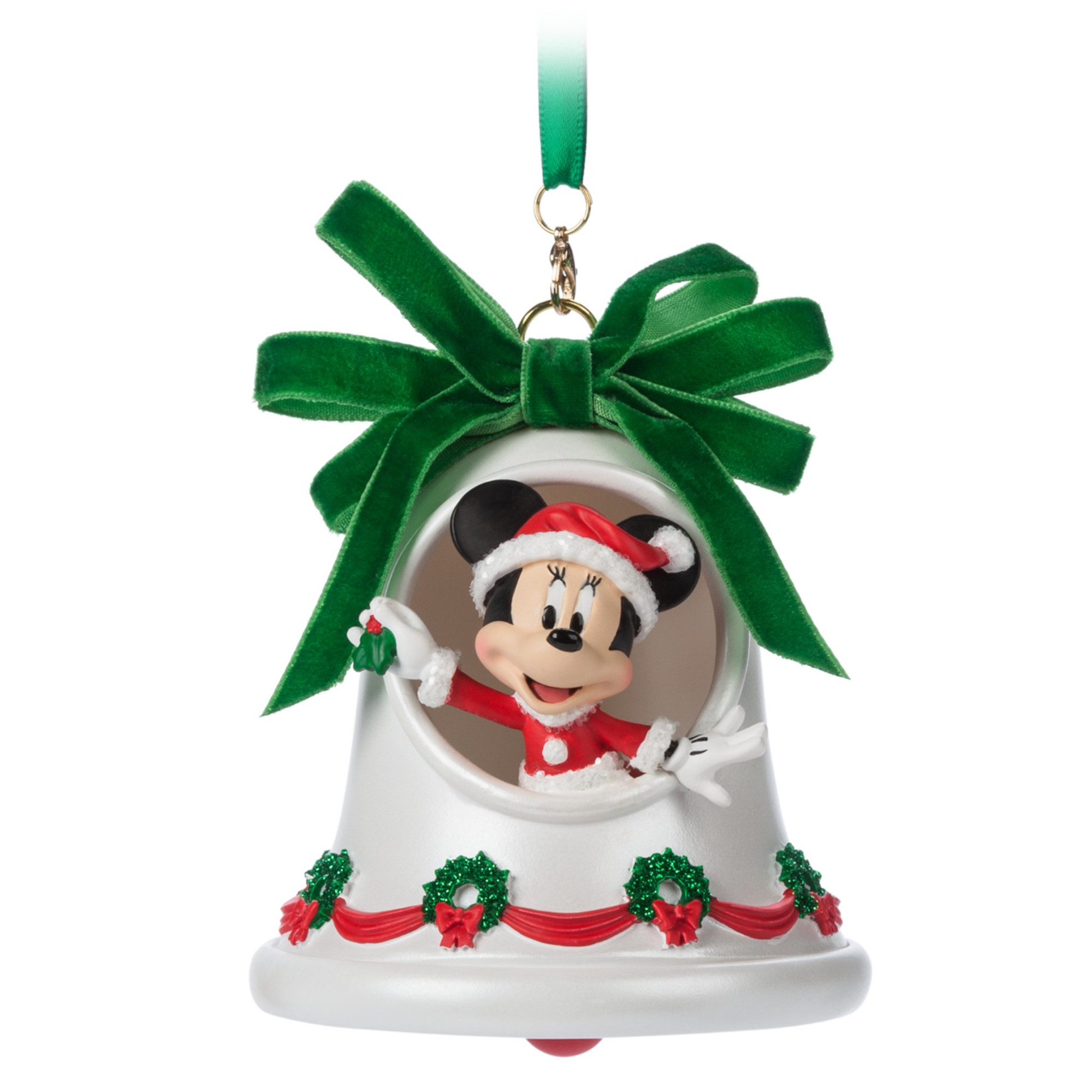Disney Sketchbook Santa Minnie Mouse Bell Christmas Ornament New With Tag | Walmart (US)