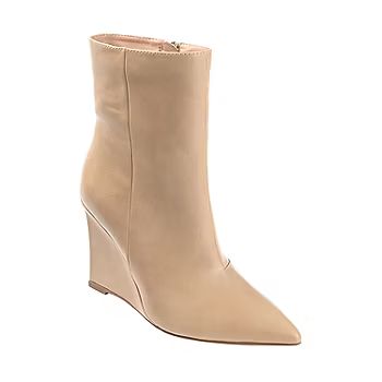 Journee Collection Womens Glorria Wedge Heel Booties | JCPenney