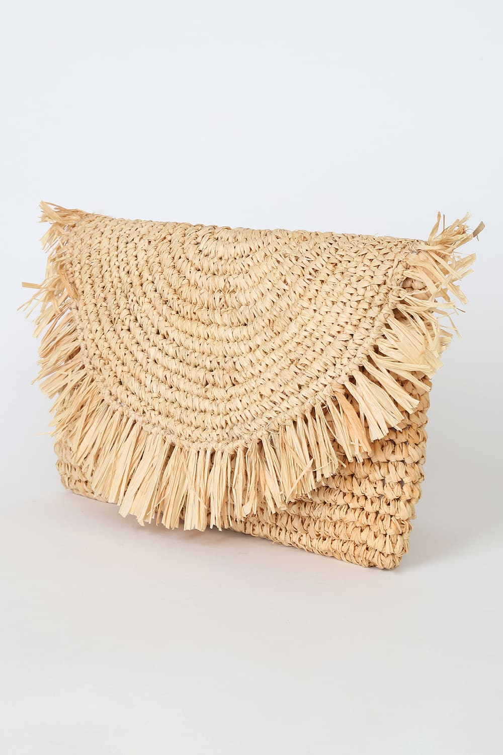 Shining Sun Tan Woven Clutch | Lulus