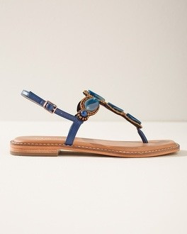 Beaded T-strap Sandals | Chico's