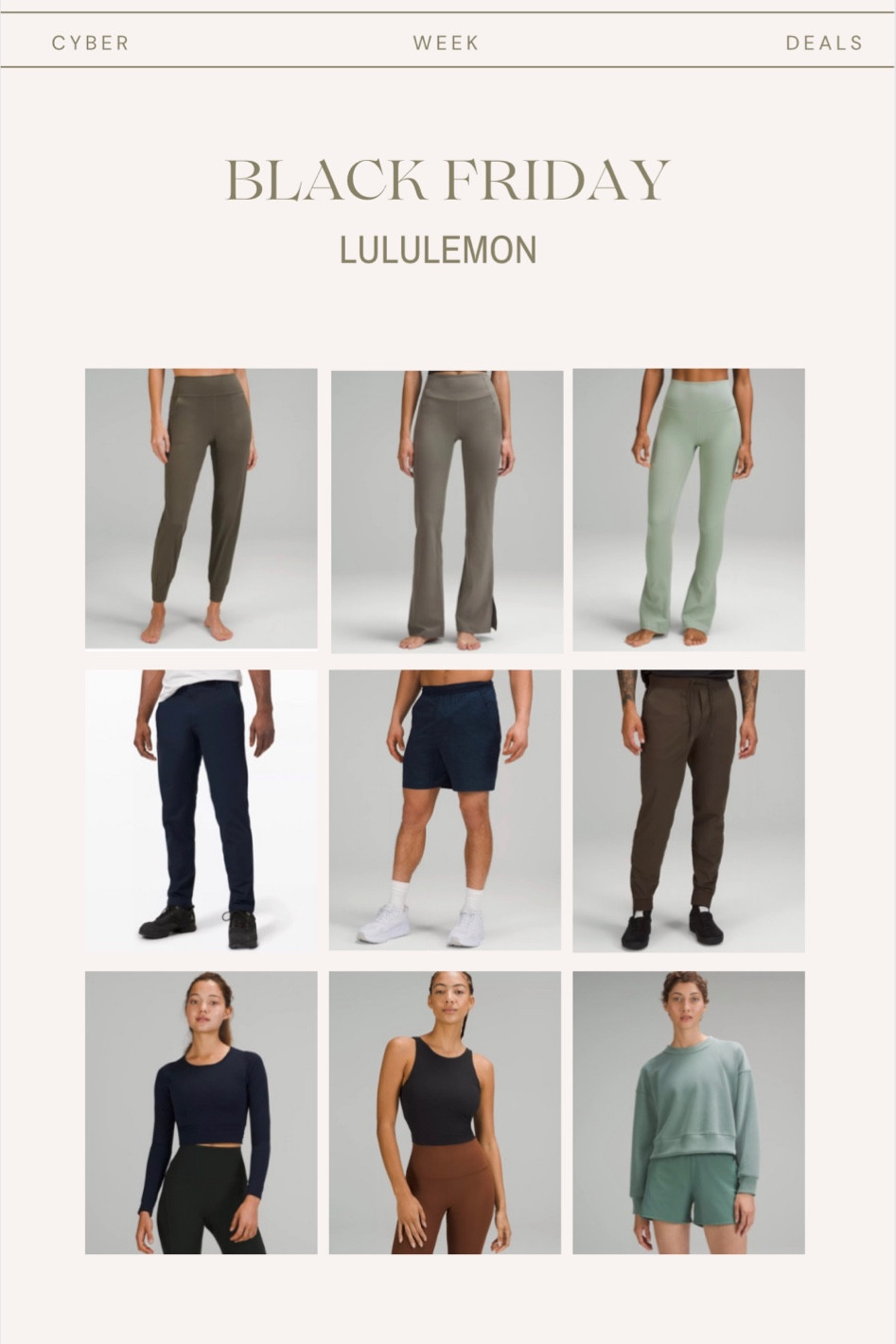 Lululemon Black Friday sale!!

#LTKCyberWeek #LTKGiftGuide