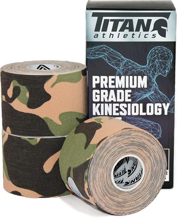 Titan Athletics - 3 Rolls I Kinesiology Tape (2 in x 16.4 ft per roll) I Premium Quality I Ideal ... | Amazon (US)