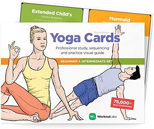 WorkoutLabs Yoga Cards I & II – Complete Set Beginners & Intermediate: Professional Study, Clas... | Amazon (US)