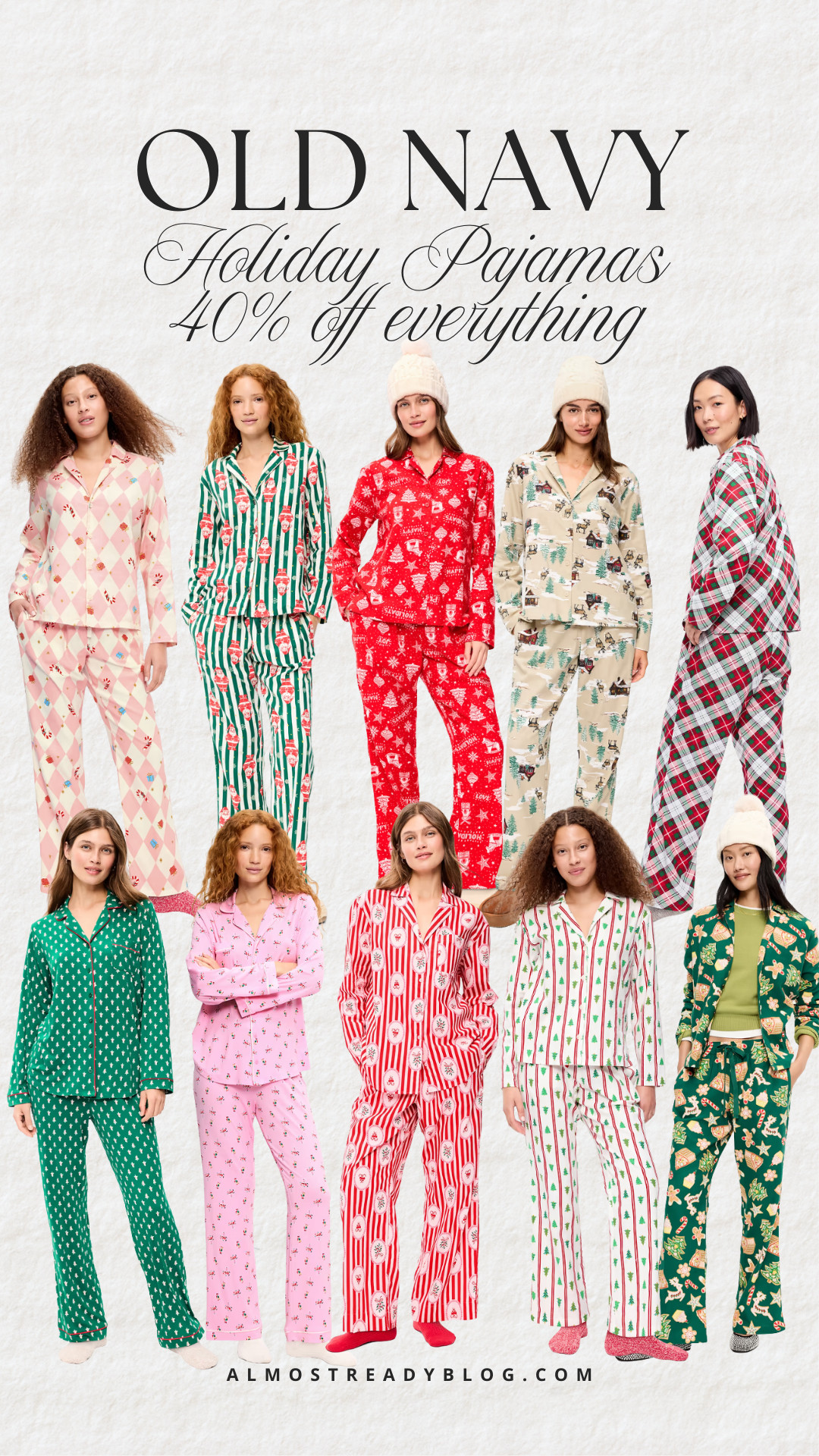Get cozy for the holidays with Old Navy Christmas pajamas featuring festive prints, cheerful colors, and matching pajama sets. Perfect for Christmas morning and holiday lounging!

Old Navy pajamas, Christmas pajama sets, holiday matching pajamas, festive Christmas sleepwear, women's holiday pajamas, cozy winter pajamas, family matching pajamas, Christmas morning outfits, holiday sleepwear, Christmas gift ideas 

 #LTKmomlife #LTKSaleAlert #LTKKids