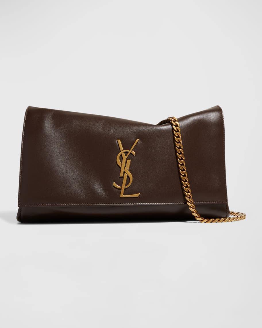 Saint Laurent Soft Kate Medium Reversible YSL Monogram Crossbody Bag | Neiman Marcus