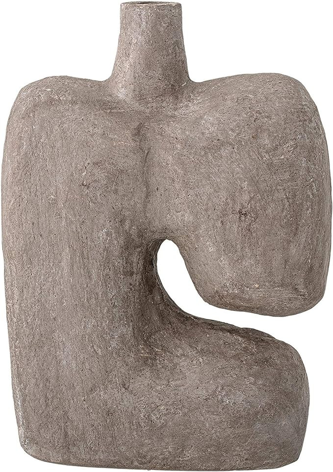 Bloomingville Grey Paper Mache Vase | Amazon (US)