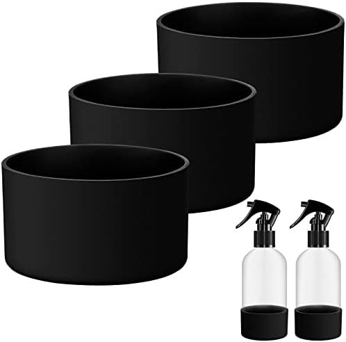 Honeydak 3 Pieces Silicone Sleeve Bottom Base Accessories for 16 oz Spray Bottles Anti Slip Cosme... | Amazon (US)