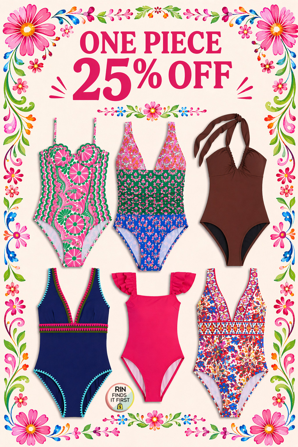 These cute one piece swimsuits are 25% off! hurry!  

 

#LTKMothersDay #LTKootd #LTKSwim